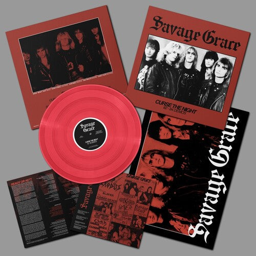 Savage Grace - Curse the Night - 82-84 Demos (RED VINYL LP + POSTER) | NEW Mint (M) Mint (M)-