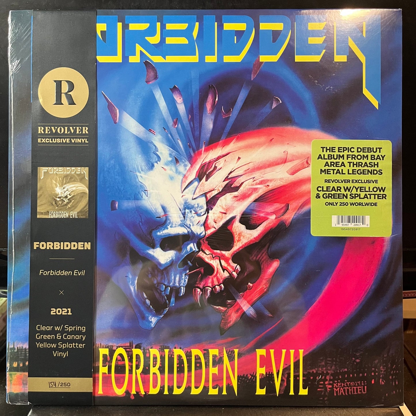 Forbidden - Forbidden Evil (OBI / #154/200 CLEAR YELLOW GREEN SPLATTER VINYL) |-