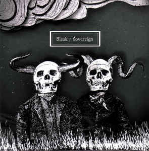 Bleak (10) - Bleak / Sovereign - Split (PURPLE VINYL 7") | Mint (M) Mint (M)-