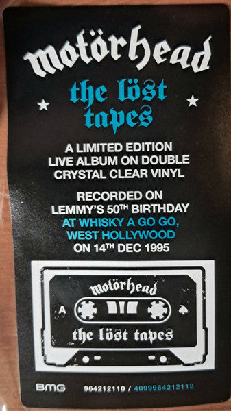 Motorhead - Lost Tapes Vol. 7: Lemmy's 50th Birthday, Live In West Hollywood 1995 (RSD CLEAR VINYL 2xLP BMG RIGHTS MANAGEMEN 2026) | NEW Mint (M) Mint (M)-