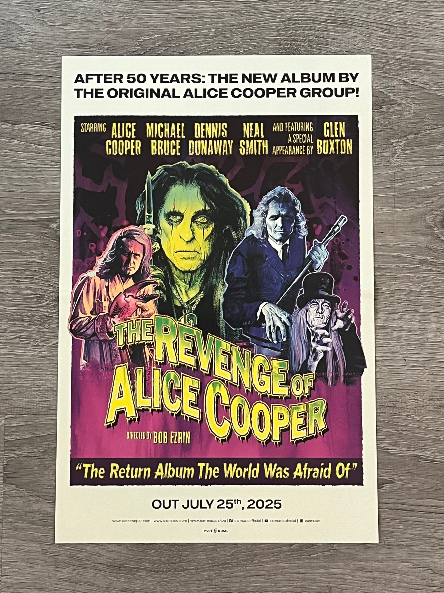 The Revenge Of Alice Cooper (11x17" POSTER) | Mint (M)-