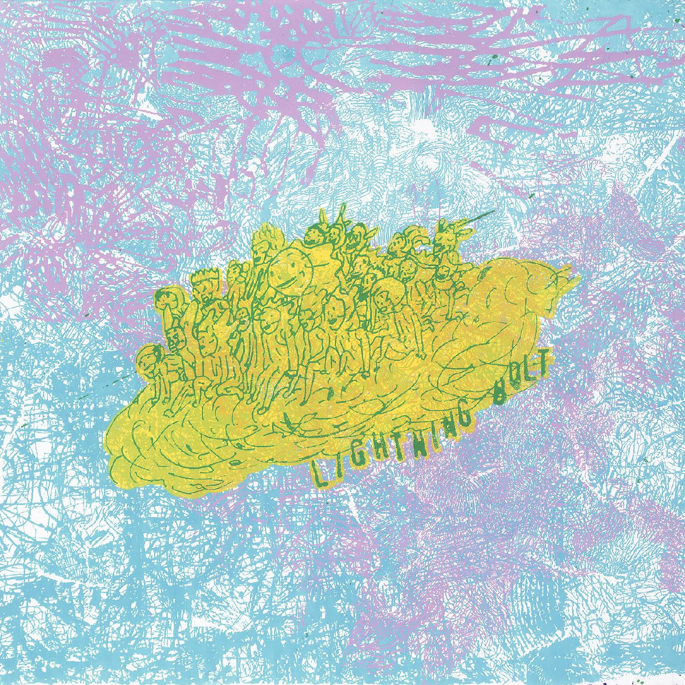 Lightning Bolt - Ride The Skies= (INDIE EXCLUSIVE, "PUKE F" GREEN VINYL) (Vinyl) | Mint (M) Mint (M)-