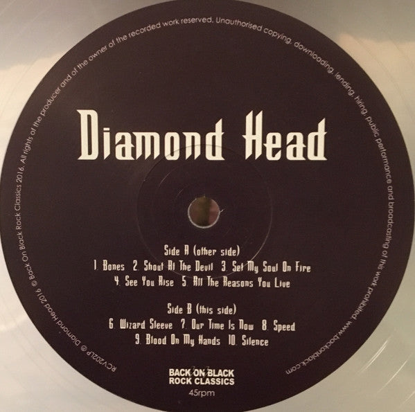 Diamond Head (CLEAR & 7" VINYL) | Mint (M) Mint (M)-