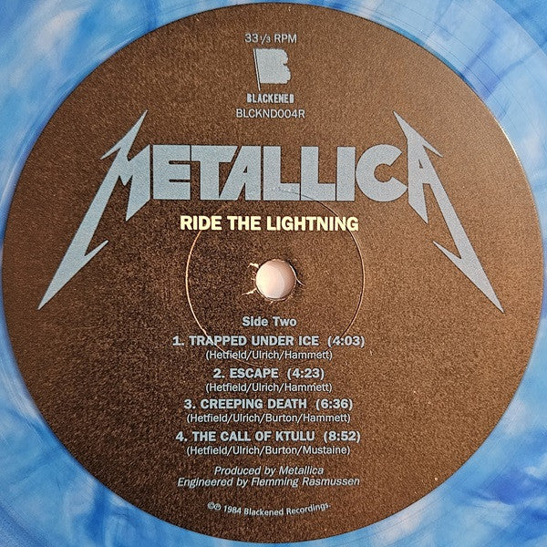 Metallica - Ride The Lightning (ELECTRIC BLUE VINYL) |-