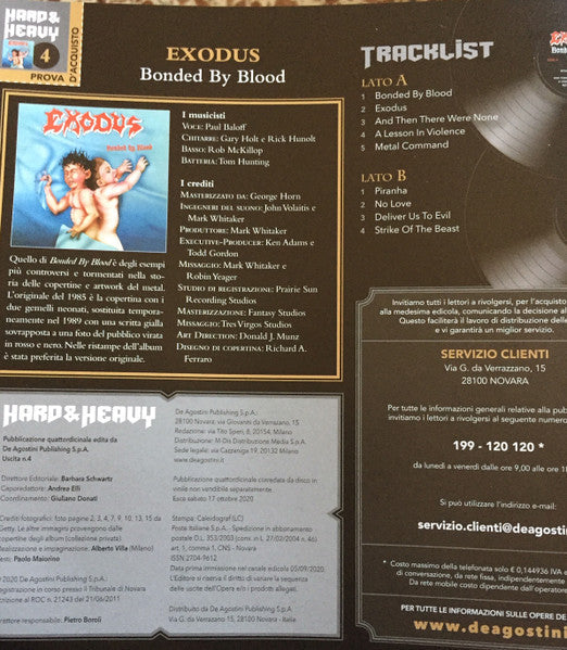 Exodus (6) - Bonded By Blood (VINYL) | Mint (M) Mint (M)-