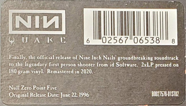 Nine Inch Nails - Quake (VINYL) | Mint (M) Mint (M)-