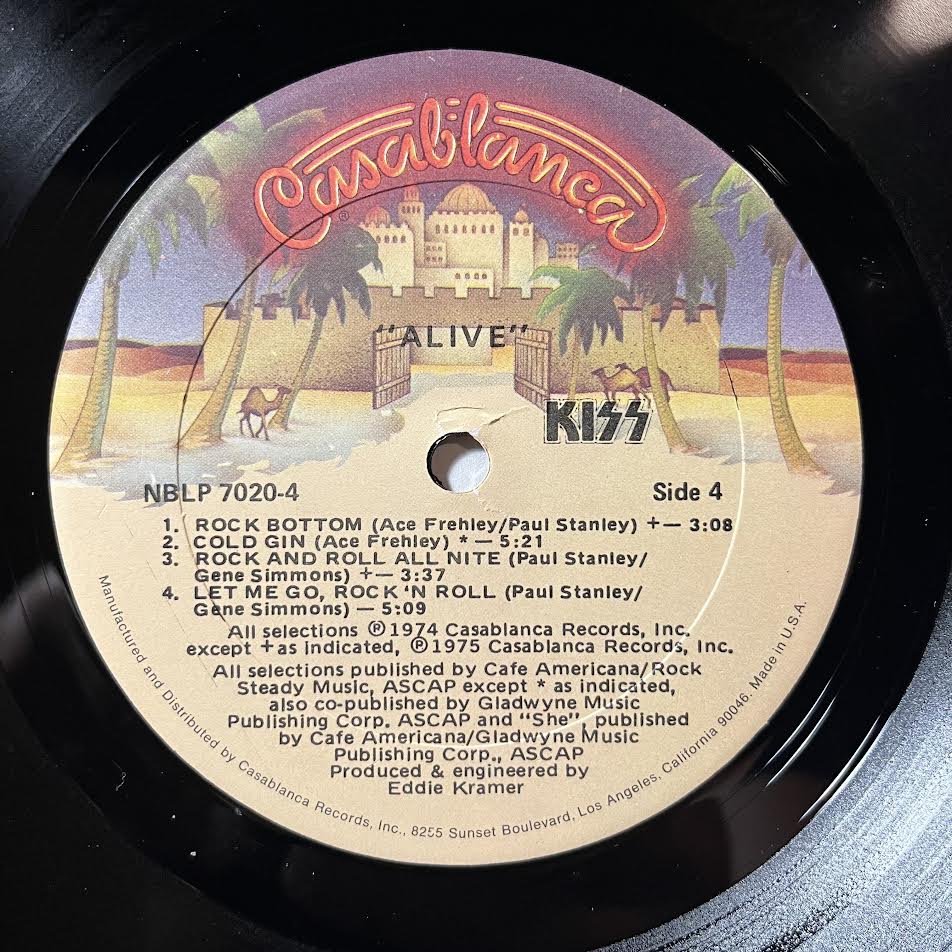 Kiss - Alive! (2xVINYL) | Excellent+ (EX+) Excellent (EX)-