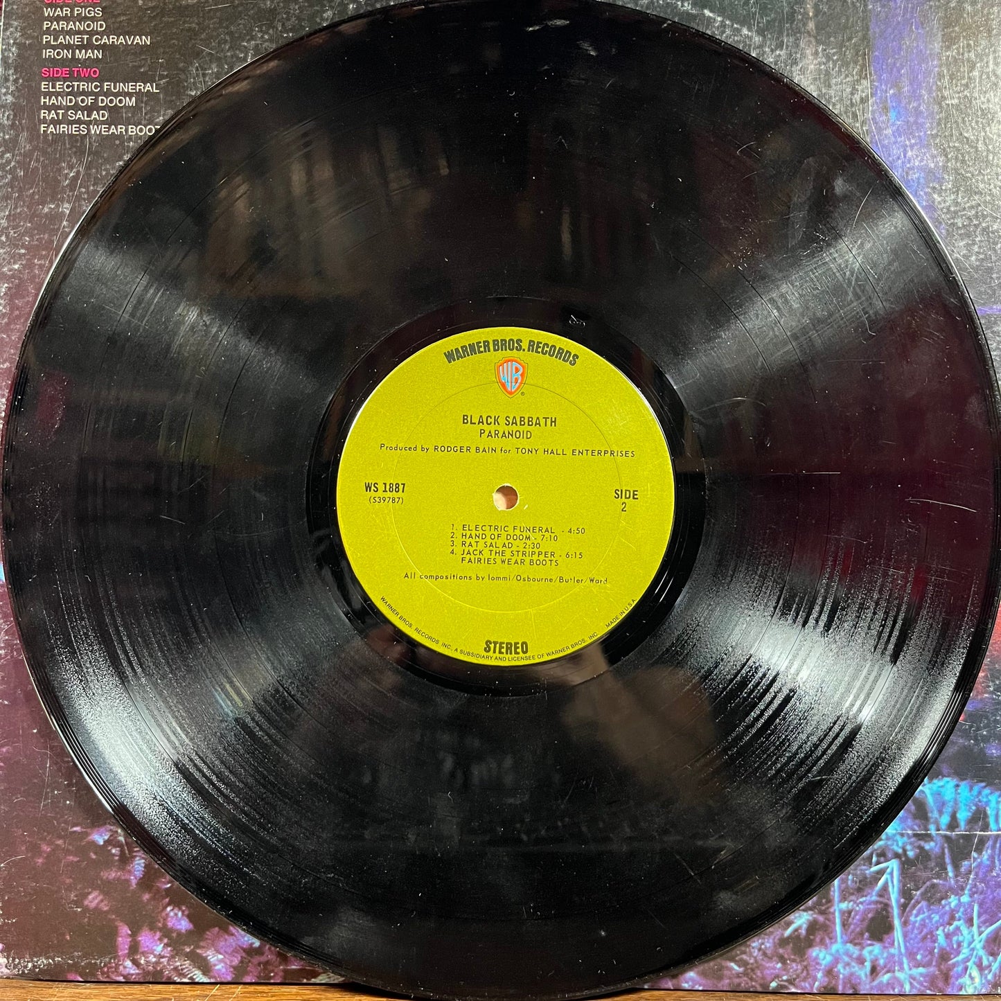 Black Sabbath - Paranoid (VINYL) | Good (G) Very Good (VG)-