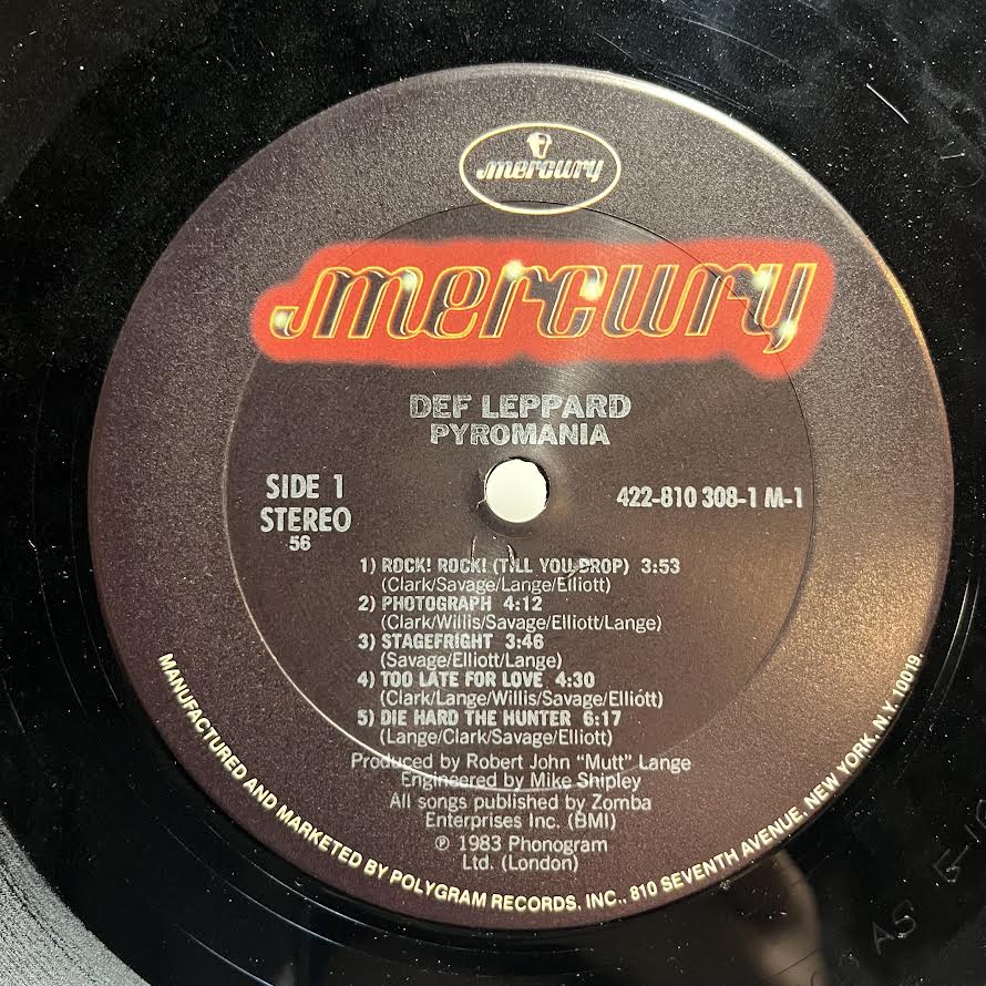 Def Leppard - Pyromania (VINYL) | Near Mint- (NM-) Near Mint (NM)-