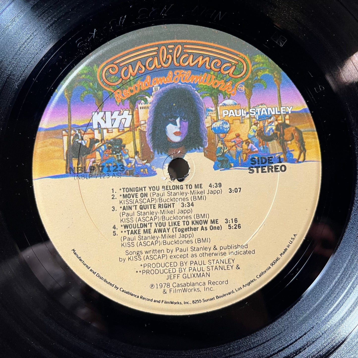 Kiss - Paul Stanley (VINYL & POSTER) | Near Mint- (NM-)-