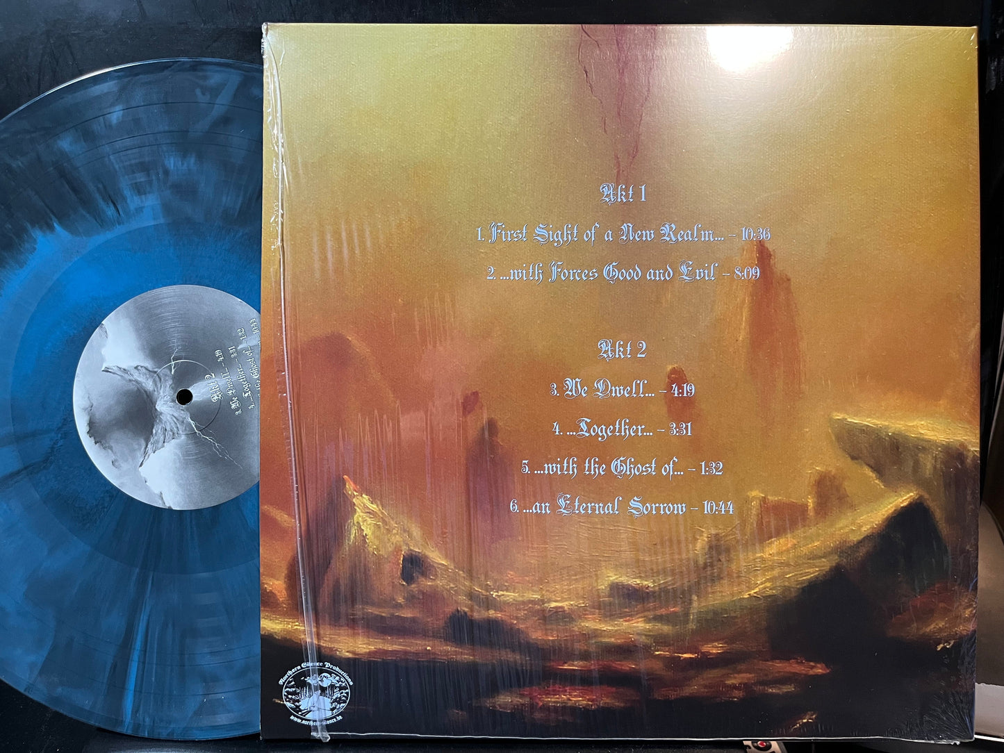 Eldamar - Astral Journeys Pt. I: Creation (BLUE & BLACK GALAXY VINYL LP NORTHERN SILENCE PRODUCTIONS NSP 301 2024) | USED Near Mint (NM or M-) Near Mint (NM)-