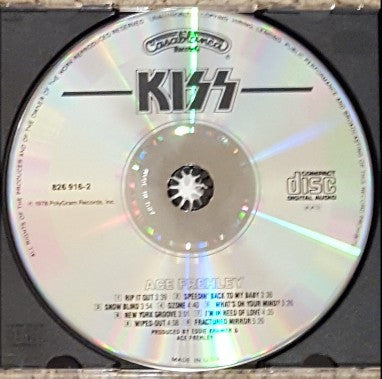 Kiss - Ace Frehley (CD) | Near Mint (NM) Near Mint (NM)-