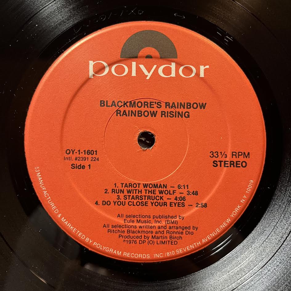 Rainbow - Rainbow Rising (VINYL) | Near Mint (NM) Near Mint (NM)-