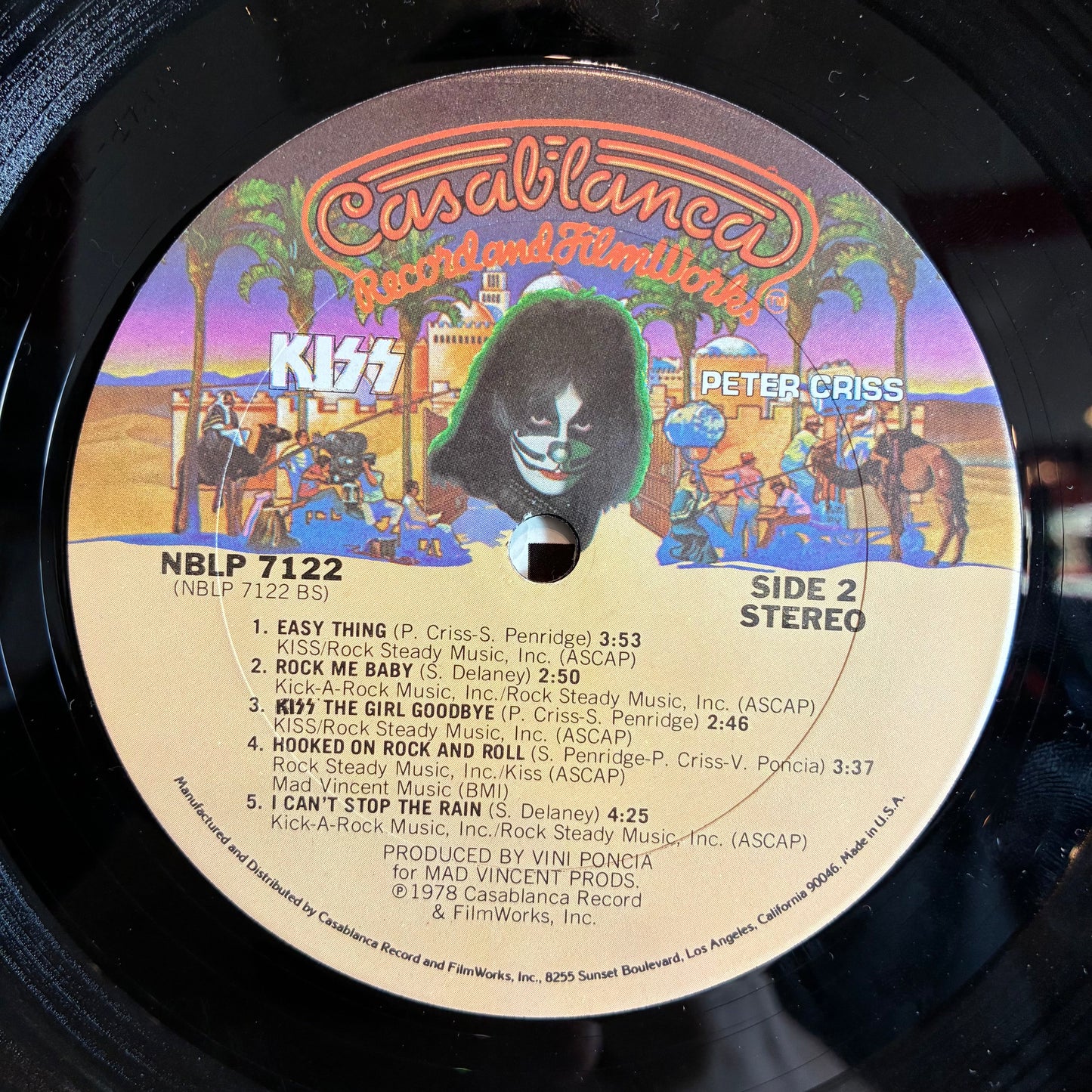 Kiss - Peter Criss (VINYL) *W POSTER* | Very Good Plus (VG+) Very Good Plus (VG+)-