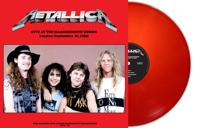 Metallica - Live at the Hammersmith Odeon, London, September 21st 1986 (180g Red Vinyl Import) | Mint (M) Mint (M)-
