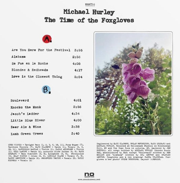Michael Hurley - The Time Of The Foxgloves | Mint (M) Mint (M)-