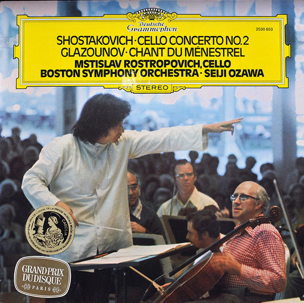 Mstislav Rostropovich / Boston Symphony Orchestra - Shostakovich Cello Concerto No.2 - Glazounov Chant Du Ménestrel |-