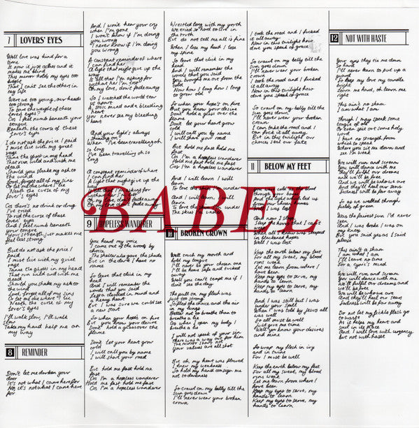 Mumford & Sons - Babel | Mint (M) Mint (M)-