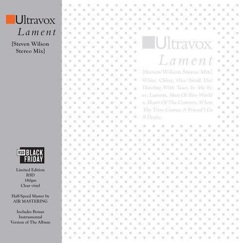 Ultravox - Lament: Steven Wilson Stereo Mix (RSD BLACK FRIDAY) | Mint (M) Mint (M)-