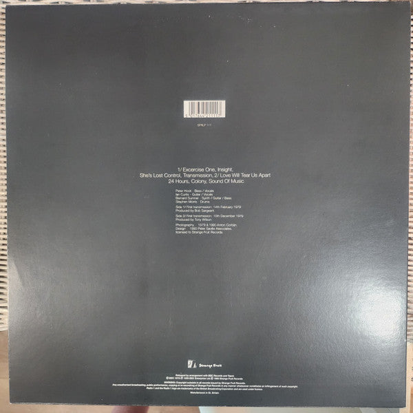 Joy Division - Peel Sessions (COLOR PROMO VINYL) | Mint (M) Mint (M)-