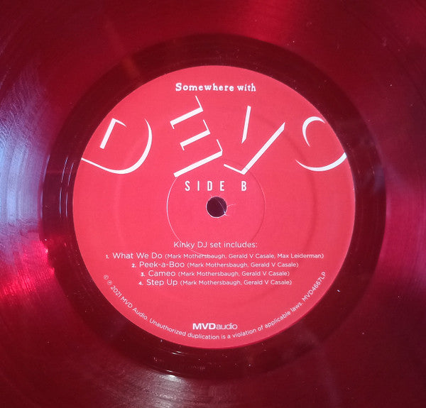 Somewhere With Devo (RED VINYL) | Mint (M) Mint (M)-
