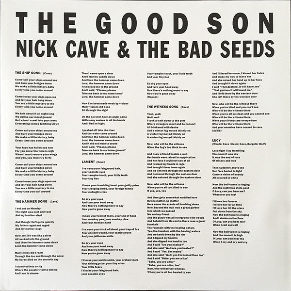 Nick Cave & The Bad Seeds - The Good Son | Mint (M) Mint (M)-