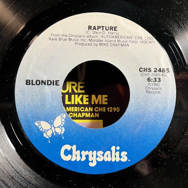 Blondie - Rapture (7") | Near Mint- (NM-) Excellent (EX)-