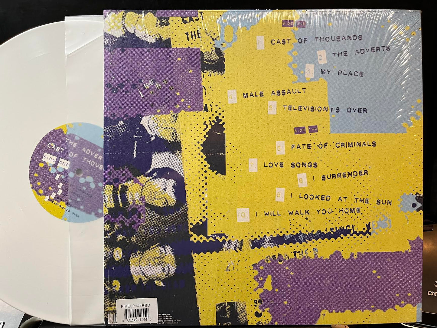 The Adverts - Cast Of Thousands (RSD 2016 WHITE VINYL) | Near Mint (NM) Near Mint (NM)-