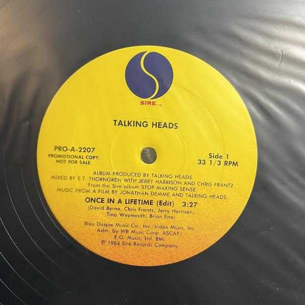 Talking Heads - Once In A Lifetime (VINYL) | Near Mint (NM) Near Mint (NM)-