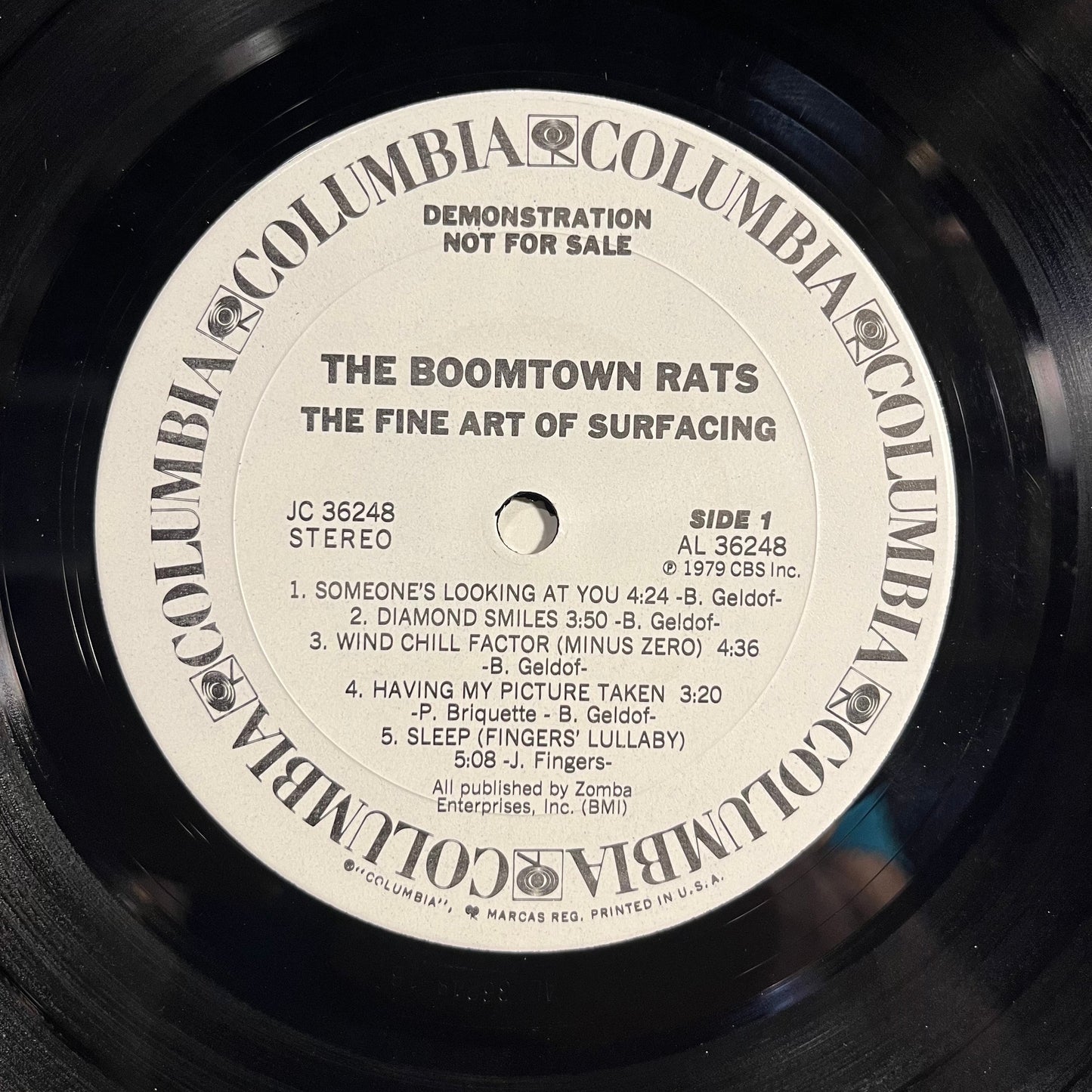 The Boomtown Rats - The Fine Art Of Surfacing *PROMO* | Near Mint (NM) Excellent (EX)-