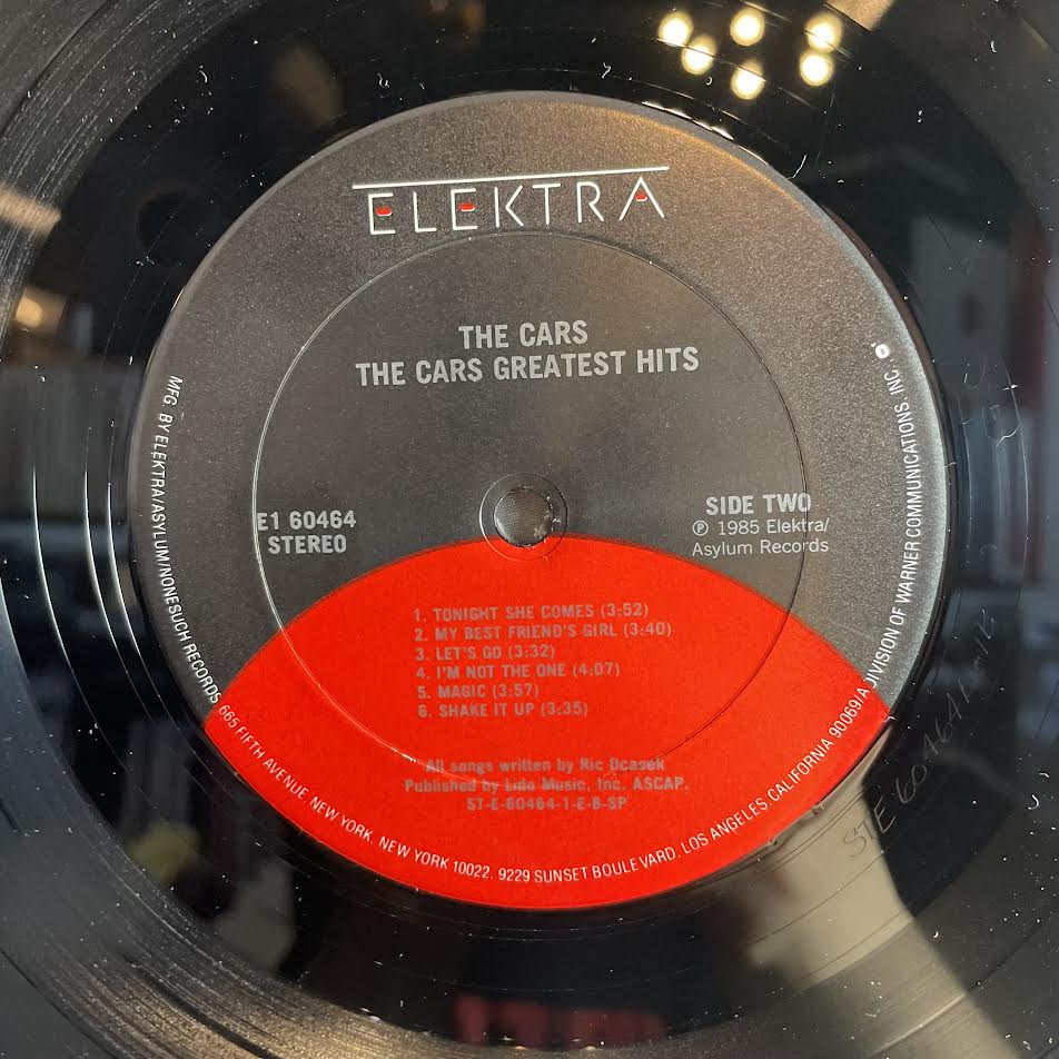 The Cars - The Cars Greatest Hits (VINYL) | Near Mint (NM) Excellent (EX)-