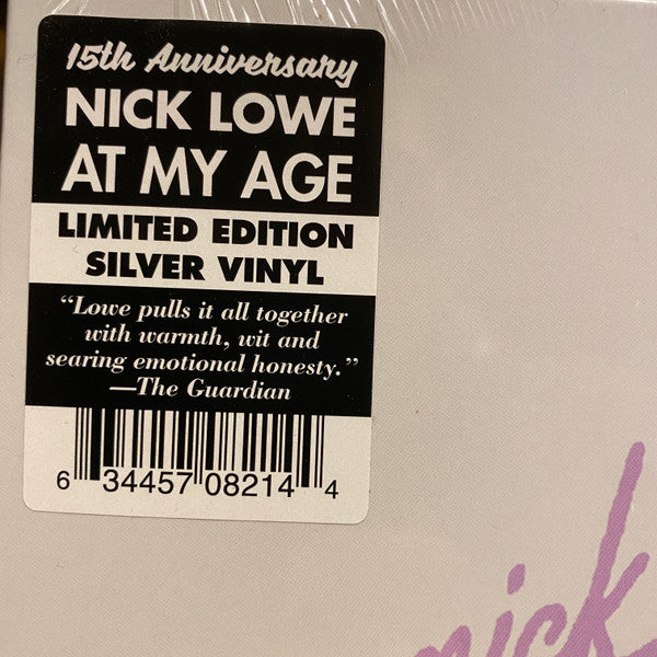 Nick Lowe - At My Age: 15th Anniversary (SILVER VINYL) | Mint (M) Mint (M)-