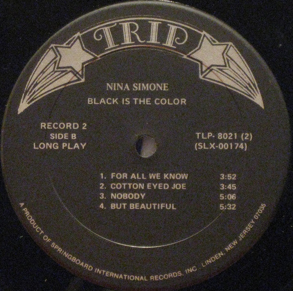 Nina Simone - Black Is The Color | Near Mint (NM) Very Good Plus (VG+)-