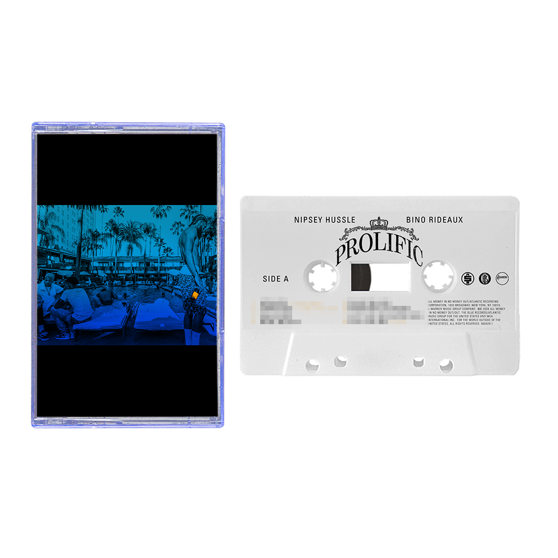 Nipsey Hussle & Bino Rideaux - (PRESALE 8/14/26) Prolific (CASSETTE ATLANTIC 2026) | NEW-