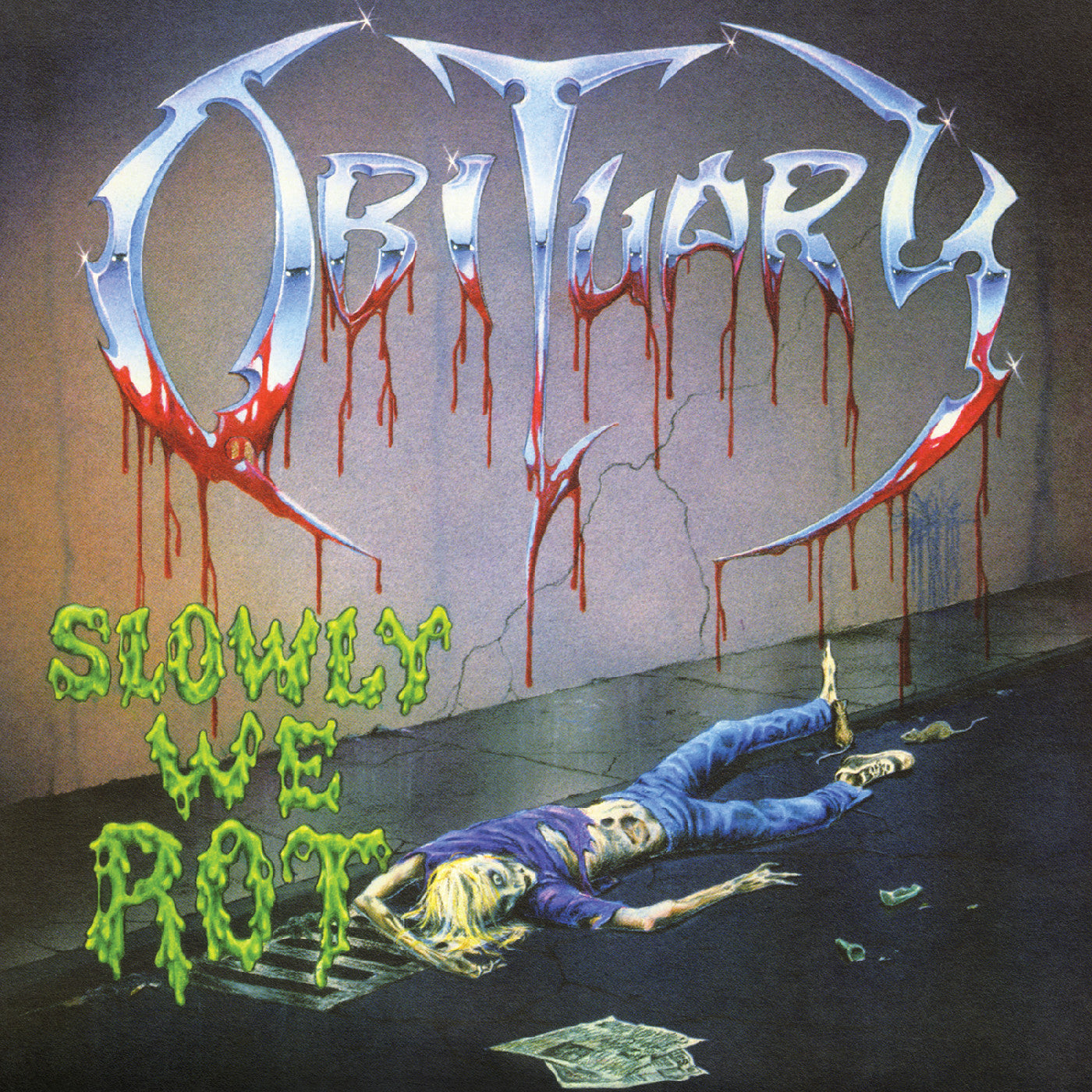 Obituary - Slowly We Rot (BLUE VINYL) |-