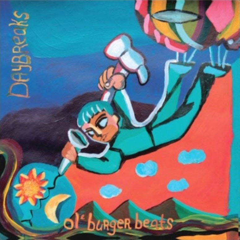 Ol’ Burger Beats - Daybreaks (Indie Exclusive, Ghostly Sea Blue w/ Black & Green Splatter Colored Vinyl) |-