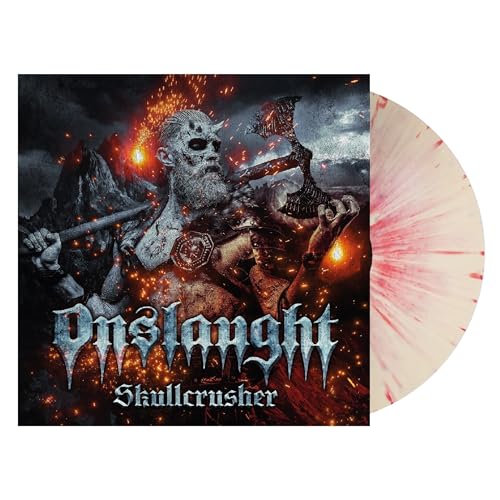 Onslaught - Skullcrusher (White W/ Red Splatter Vinyl) |-