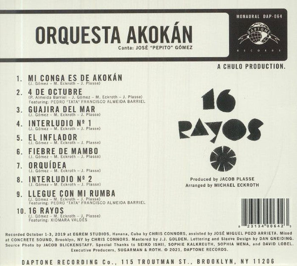 Orquesta Akokán - 16 Rayos | Mint (M) Mint (M)-