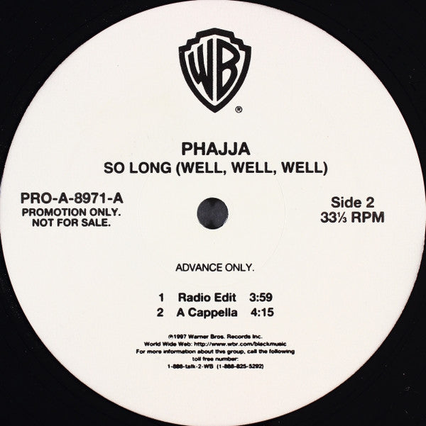 So Long (Well, Well, Well) | Near Mint (NM) Generic-