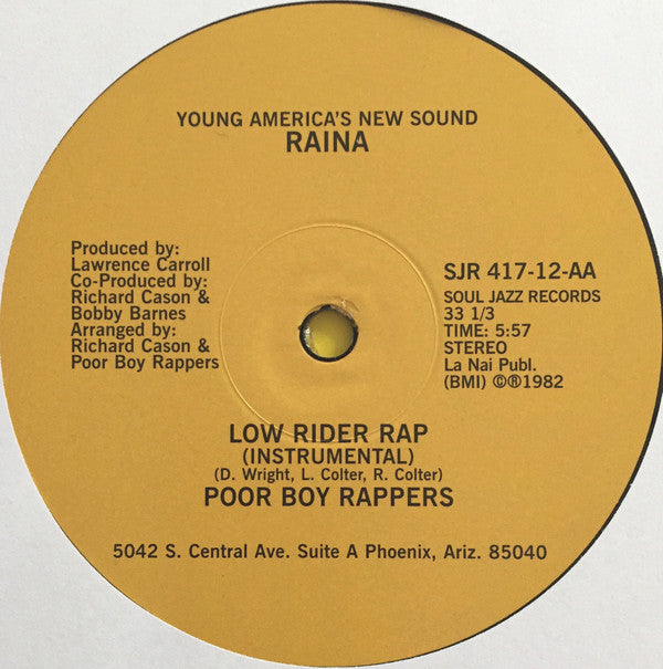 Poor Boy Rappers - Low Rider Rap | Mint (M) Mint (M)-