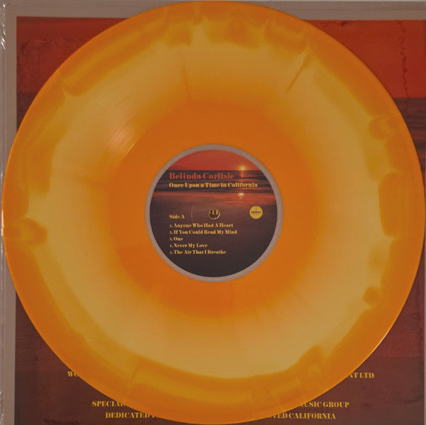 Belinda Carlisle - Once Upon A Time In California (Orange & Yellow Swirl 'California Sunset' Vinyl) | Mint (M) Mint (M)-