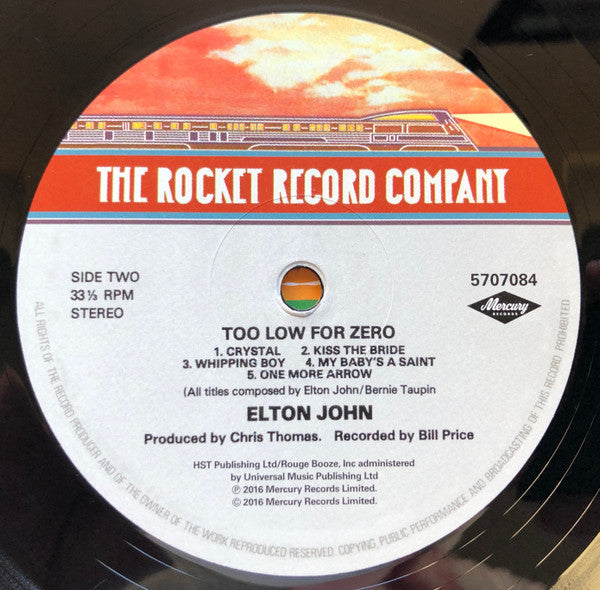 Elton John - Too Low For Zero (VINYL) | Mint (M) Mint (M)-