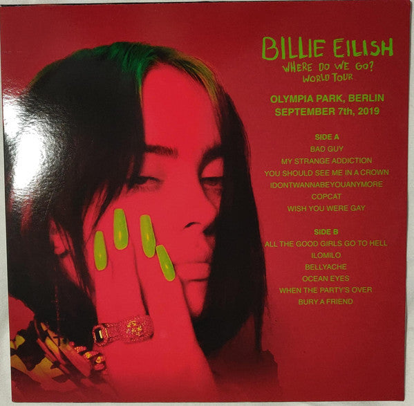 Billie Eilish - Where Do We Go? World Tour (COLOR VINYL) | Mint (M) Mint (M)-