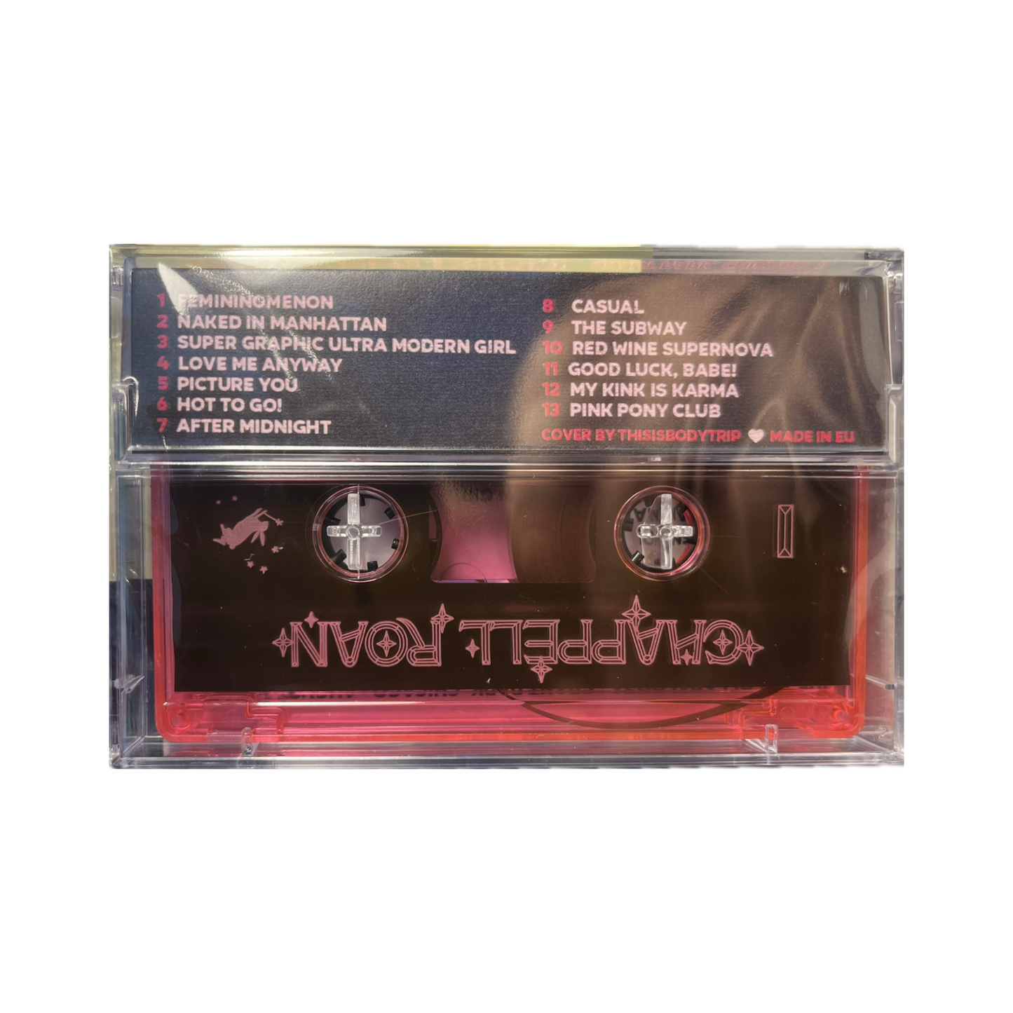 Chappell Roan - Live At Lollapalooza Aug 1 2024 (CLEAR PINK CASSETTE) | Mint (M) Mint (M)-