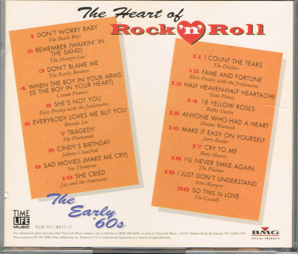 The Heart Of Rock 'N' Roll - The Early '60s *CD* | Mint (M) Mint (M)-