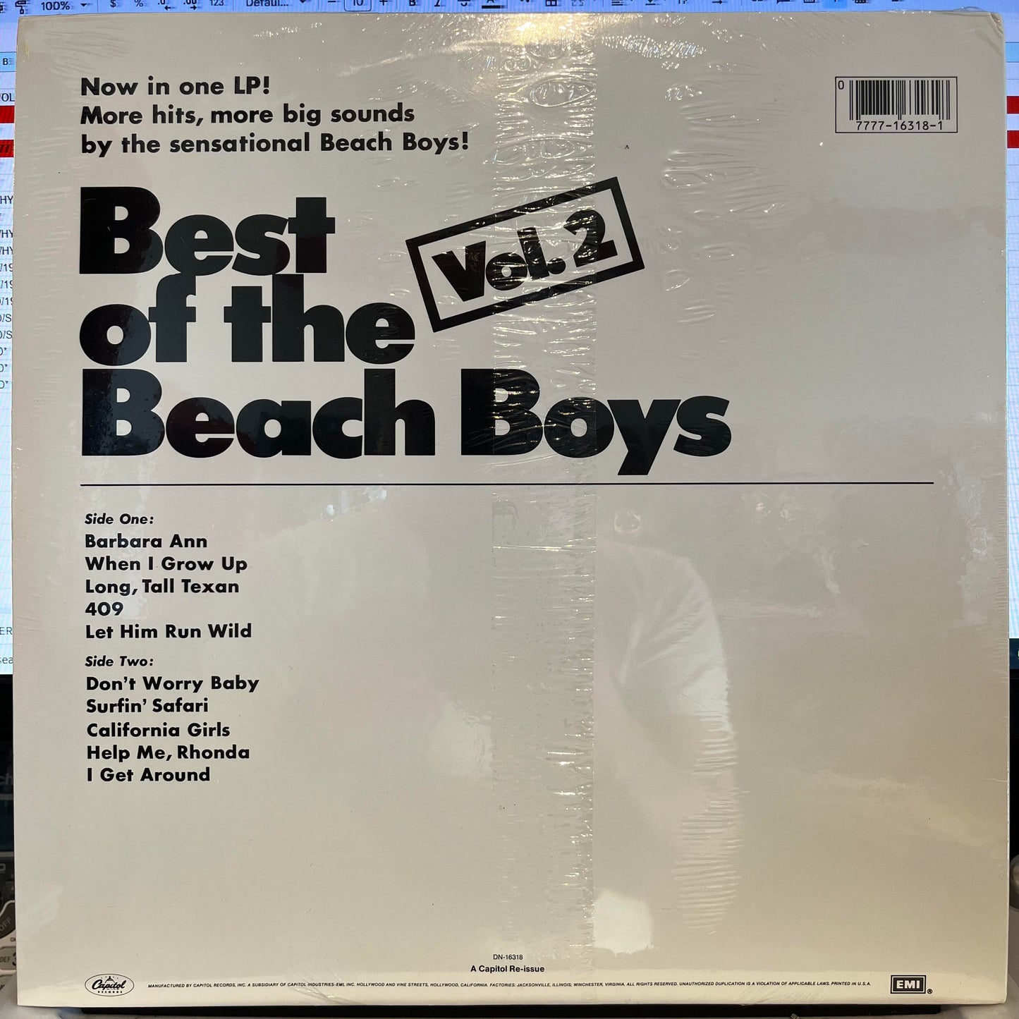 The Best Of The Beach Boys Vol. 2 *SEALED* | Mint (M) Mint (M)-