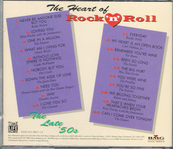 The Heart Of Rock 'N' Roll - The Late 50's *CD* | Mint (M) Mint (M)-