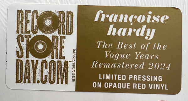 Françoise Hardy - Françoise Hardy En Vogue Best Of 1962-1967 (2025 RSD 2xVINYL) | Mint (M) Mint (M)-