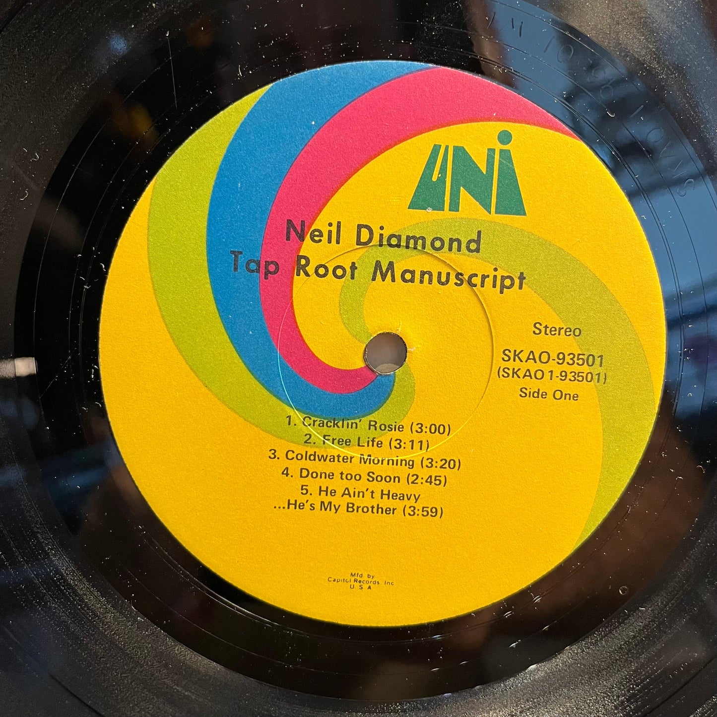 Neil Diamond - Tap Root Manuscript *JACKSONVILLE* | Excellent (EX) Near Mint (NM)--