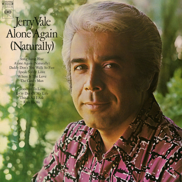 Jerry Vale - Alone Again (Naturally) *SHRINK* | Excellent (EX) Near Mint (NM)--